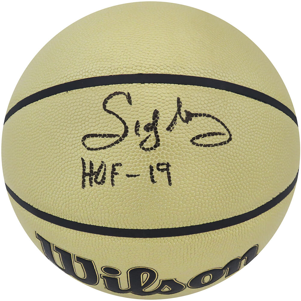 Sidney Moncrief Signed Wilson Gold NBA Basketball w/HOF19 - MONBSK212 - Sidney Moncrief Signed Wilson Gold NBA Basketball w/HOF19 product image