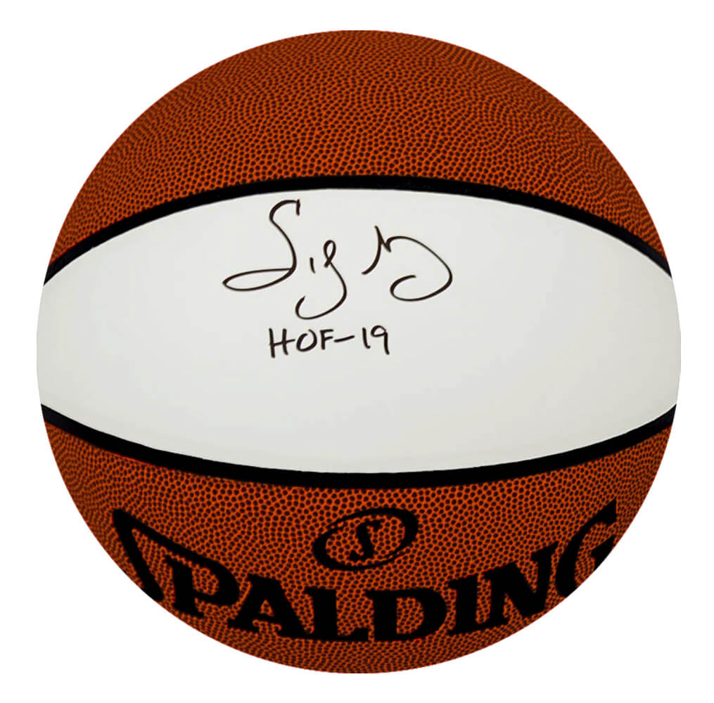 Sidney Moncrief Signed Spalding White Panel Full Size Basketball w/HOF'19 - MONBSK214 - Sidney Moncrief Signed Spalding White Panel Full Size Basketball w/HOF'19 product image