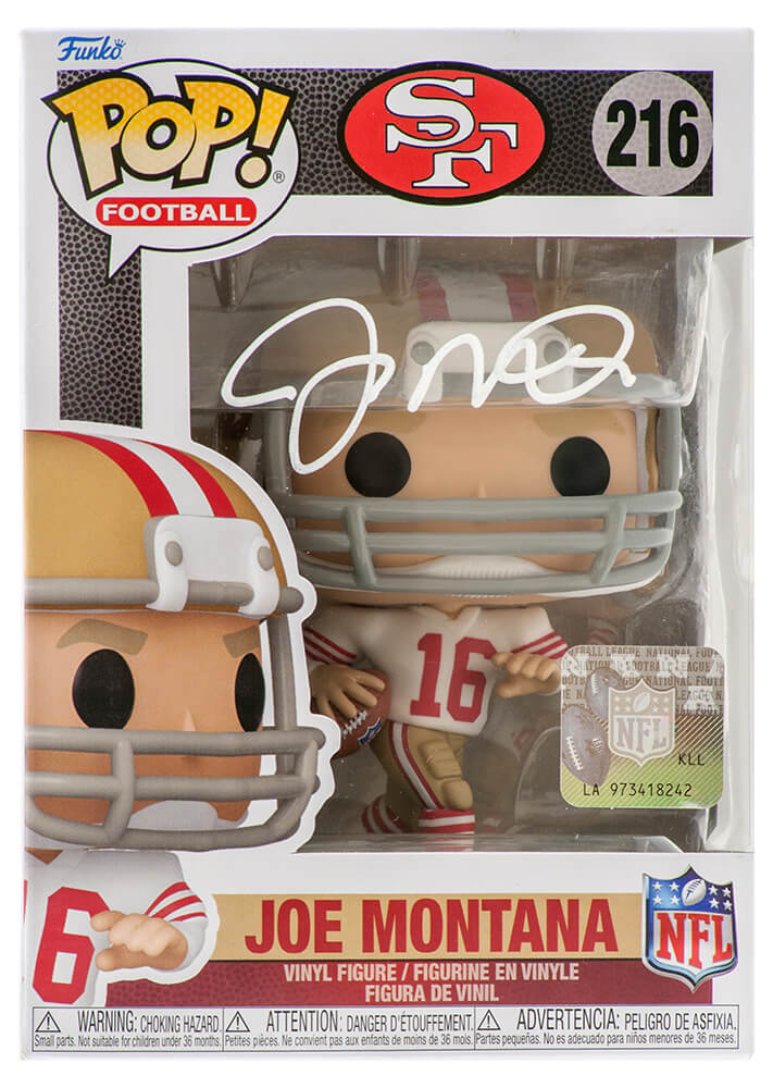 Joe Montana Signed San Francisco 49ers NFL Funko Pop Doll #216 - (Fanatics) - MONFUN301 - Joe Montana Signed San Francisco 49ers NFL Funko Pop Doll #216 - (Fanatics) product image