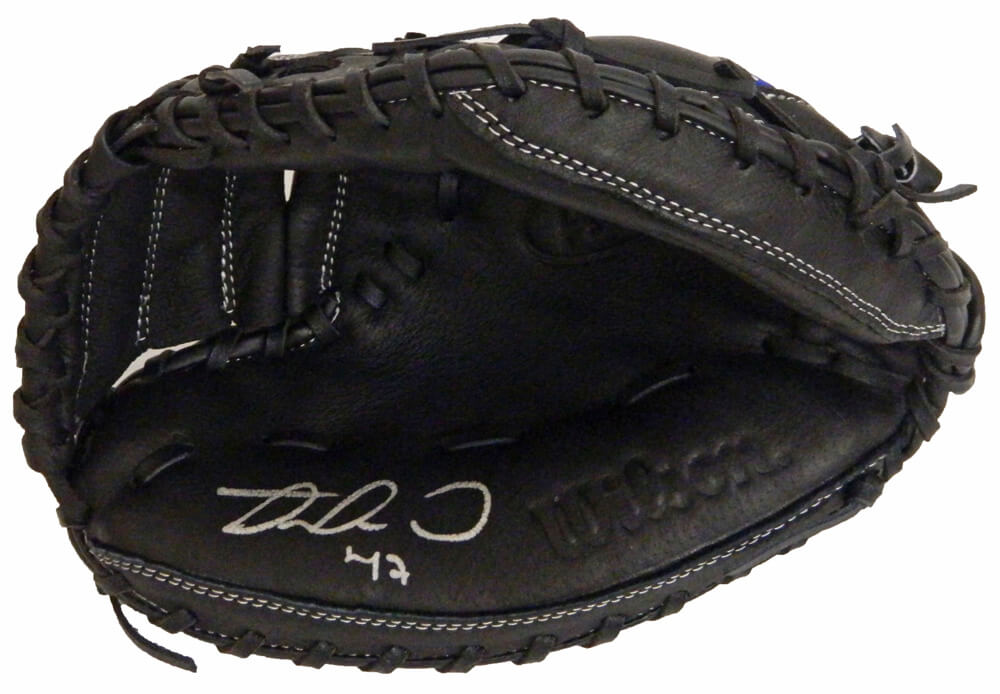 Miguel Montero Signed Wilson A360 Black Catchers Glove - MONGLV100 - Miguel Montero Signed Wilson A360 Black Catchers Glove product image