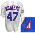 Miguel Montero Signed Chicago Cubs White Pinstripe 2016 World Series Patch Jersey w/2016 WS Champs - MONJRY103 - Miguel Montero Signed Chicago Cubs White Pinstripe 2016 World Series Patch Jersey w/2016 WS Champs product image