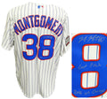 Mike Montgomery Signed Chicago Cubs White Pinstripe 2016 World Series Patch Majestic Jersey w/Last Pitch, 16 WS Champs - MONJRY123 - Mike Montgomery Signed Chicago Cubs White Pinstripe 2016 World Series Patch Majestic Jersey w/Last Pitch, 16 WS Champs product image