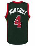 Sidney Moncrief Signed Green Throwback Custom Basketball Jersey w/HOF'19 - MONJRY201 - Sidney Moncrief Signed Green Throwback Custom Basketball Jersey w/HOF'19 product image