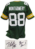 Ty Montgomery Signed Green Custom Football Jersey w/Bam Bam - MONJRY310 - Ty Montgomery Signed Green Custom Football Jersey w/Bam Bam product image