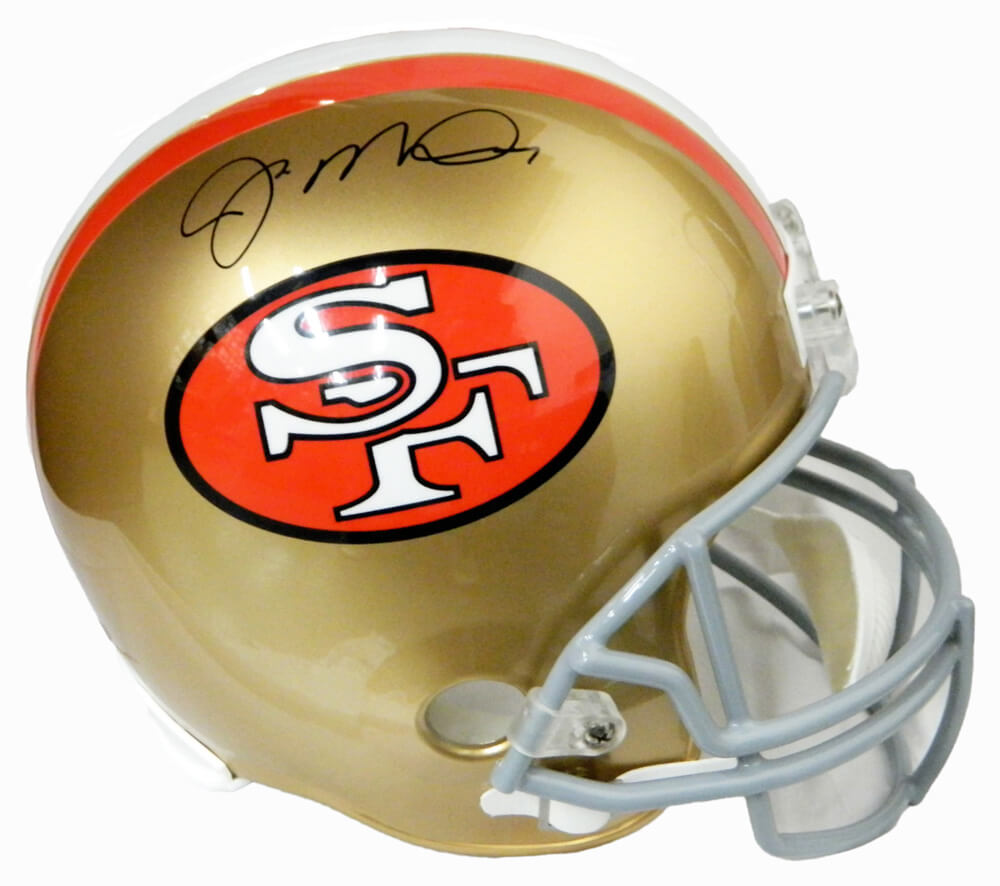 Joe Montana Signed 49ers Riddell Full Size Replica Helmet - MONREP300 - Joe Montana Signed 49ers Riddell Full Size Replica Helmet product image