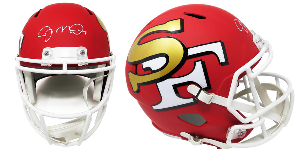 Joe Montana Signed San Francisco 49ers AMP Alternate Series Riddell Speed Full Size Replica Helmet - MONREP303 - Joe Montana Signed San Francisco 49ers AMP Alternate Series Riddell Speed Full Size Replica Helmet product image