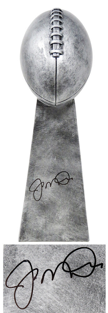 Joe Montana Signed Football World Champion 15 Inch Replica Trophy - MONTRO300 - Joe Montana Signed Football World Champion 15 Inch Replica Trophy product image