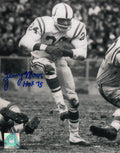 Lenny Moore Signed Colts B&W Rushing Action 8x10 Photo w/HOF'75 - MOO08P304 - Lenny Moore Signed Colts B&W Rushing Action 8x10 Photo w/HOF'75 product image