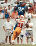 Herman Moore Signed Detroit Lions Jumping Catch vs. Bucs 16x20 Photo - MOO16P320 - Herman Moore Signed Detroit Lions Jumping Catch vs. Bucs 16x20 Photo product image