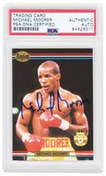Michael Moorer Signed 1991 Ringlords Boxing Trading Card #14 - (PSA Encapsulated) - MOOCAR511 - Michael Moorer Signed 1991 Ringlords Boxing Trading Card #14 - (PSA Encapsulated) product image