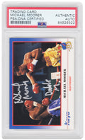 Michael Moorer Signed 1991 Kayo Boxing Trading Card #207 w/Double M - (PSA Encapsulated) - MOOCAR512 - Michael Moorer Signed 1991 Kayo Boxing Trading Card #207 w/Double M - (PSA Encapsulated) product image