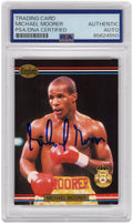 Michael Moorer Signed 1991 Ringlords Boxing Card #14 - (PSA Encapsulated) - MOOCAR516 - Michael Moorer Signed 1991 Ringlords Boxing Card #14 - (PSA Encapsulated) product image
