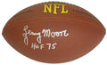Lenny Moore Signed Wilson Touchdown Full Size NFL Football w/HOF 75 - MOOFTB300 - Lenny Moore Signed Wilson Touchdown Full Size NFL Football w/HOF 75 product image
