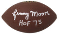 Lenny Moore Signed Wilson Super Grip Full Size NFL Football w/HOF'75 - MOOFTB304 - Lenny Moore Signed Wilson Super Grip Full Size NFL Football w/HOF'75 product image