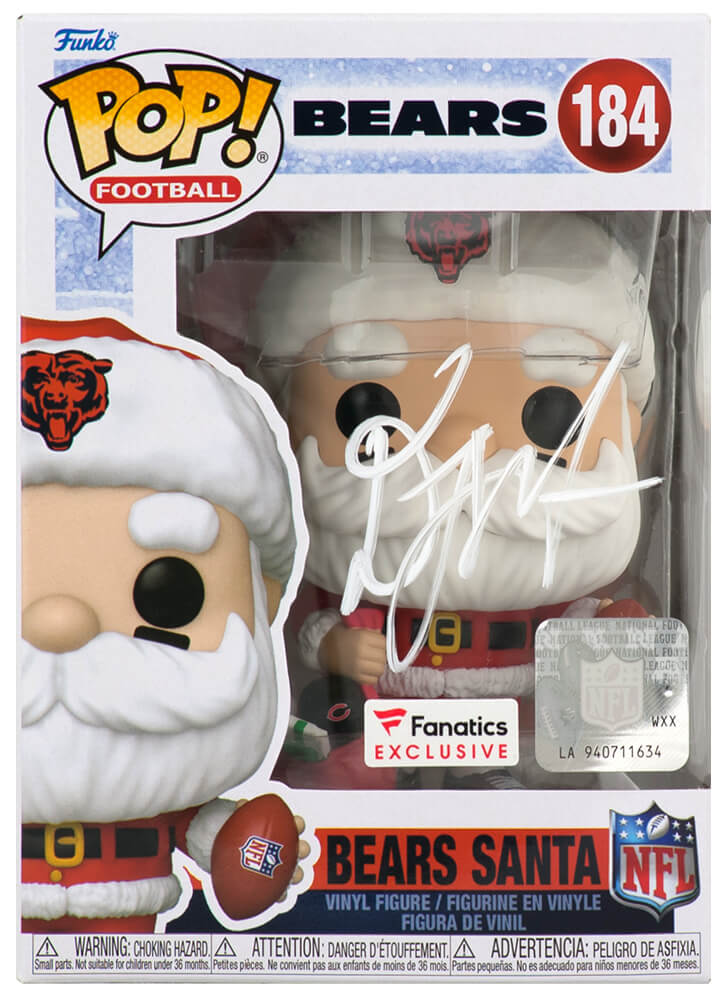 D.J. (DJ) Moore Signed Chicago Bears 'SANTA' Funko Pop Doll #184 - MOOFUN310 - D.J. (DJ) Moore Signed Chicago Bears 'SANTA' Funko Pop Doll #184 product image