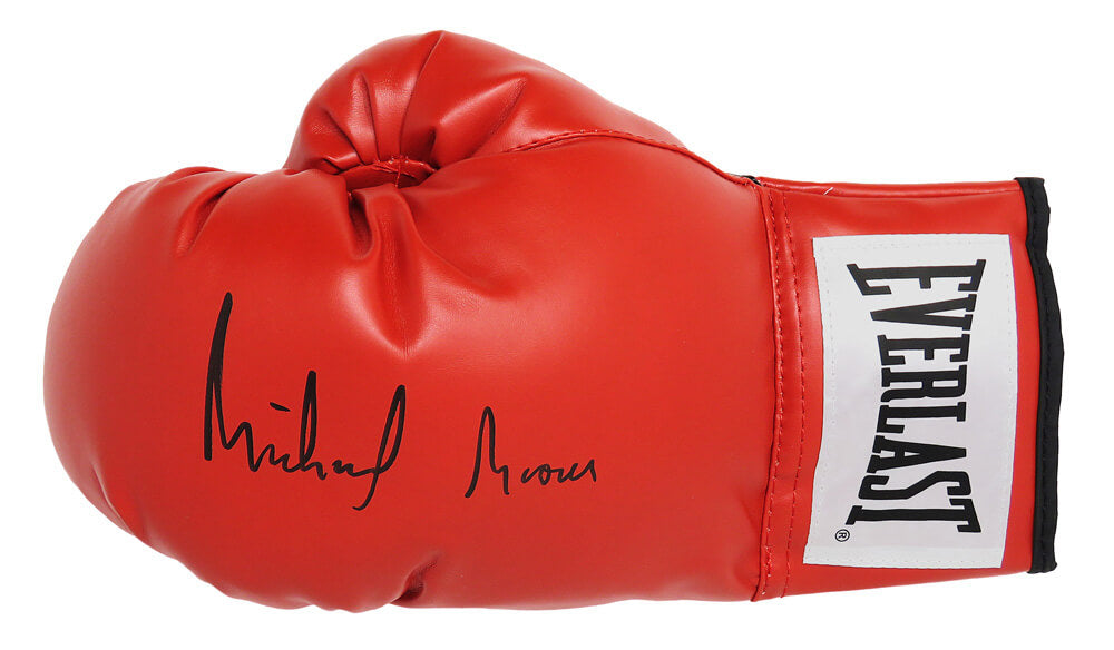 Michael Moorer Signed Everlast Red Boxing Glove - MOOGLV500 - Michael Moorer Signed Everlast Red Boxing Glove product image