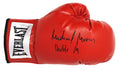 Michael Moorer Signed Everlast Red Boxing Glove w/Double M - MOOGLV501 - Michael Moorer Signed Everlast Red Boxing Glove w/Double M product image
