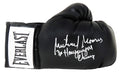 Michael Moorer Signed Everlast Black Boxing Glove w/3x Heavyweight Champ - MOOGLV506 - Michael Moorer Signed Everlast Black Boxing Glove w/3x Heavyweight Champ product image
