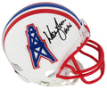Warren Moon Signed Houston Oilers Throwback Riddell Mini Helmet w/HOF'06 - MOOMIN301 - Warren Moon Signed Houston Oilers Throwback Riddell Mini Helmet w/HOF'06 product image