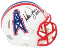 Warren Moon Signed Houston Oilers Throwback Riddell Speed Mini Helmet w/HOF'06 - MOOMIN306 - Warren Moon Signed Houston Oilers Throwback Riddell Speed Mini Helmet w/HOF'06 product image
