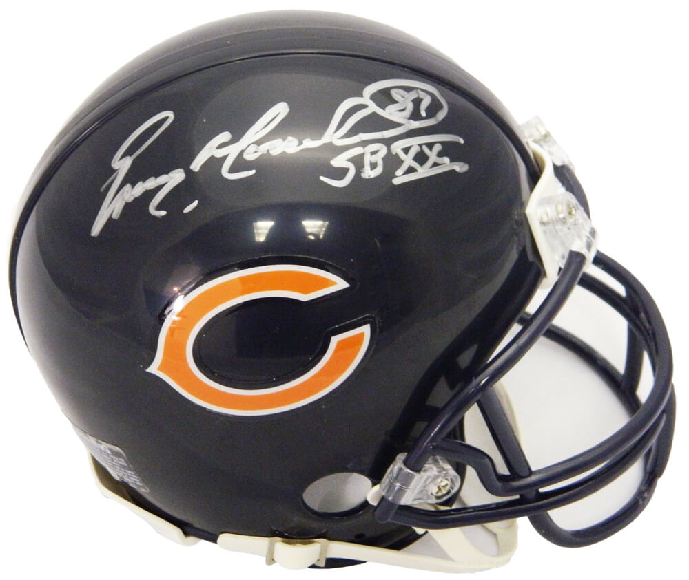 Emery Moorehead Signed Chicago Bears Riddell Mini Helmet w/SB XX - MOOMIN310 - Emery Moorehead Signed Chicago Bears Riddell Mini Helmet w/SB XX product image