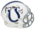 Lenny Moore Signed Colts Riddell Speed Mini Helmet w/HOF'75 - MOOMIN320 - Lenny Moore Signed Colts Riddell Speed Mini Helmet w/HOF'75 product image
