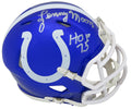 Lenny Moore Signed Colts Flash Riddell Speed Mini Helmet w/HOF'75 - MOOMIN324 - Lenny Moore Signed Colts Flash Riddell Speed Mini Helmet w/HOF'75 product image