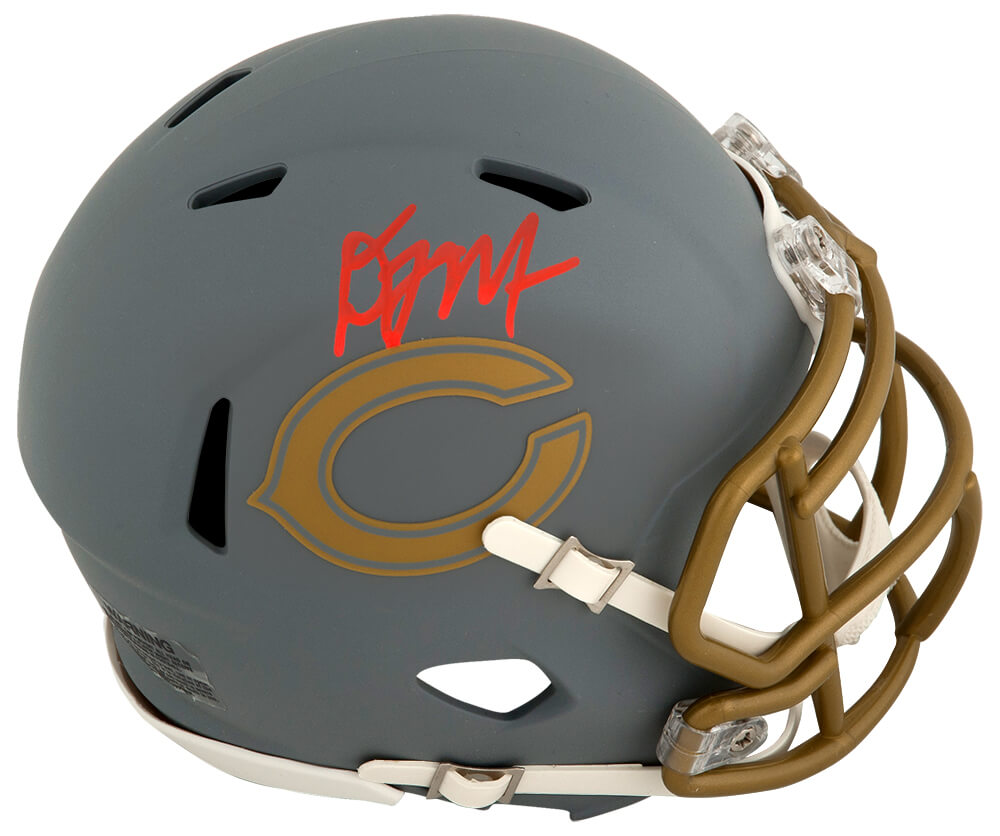 D.J. (DJ) Moore Signed Chicago Bears SLATE Riddell Speed Mini Helmet - MOOMIN334 - D.J. (DJ) Moore Signed Chicago Bears SLATE Riddell Speed Mini Helmet product image
