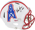 Warren Moon Signed Houston Oilers Throwback Riddell Full Size Speed Replica Helmet w/HOF'06 - MOOREP303 - Warren Moon Signed Houston Oilers Throwback Riddell Full Size Speed Replica Helmet w/HOF'06 product image