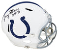 Lenny Moore Signed Colts Riddell Full Size Speed Replica Helmet w/HOF'75 - MOOREP311 - Lenny Moore Signed Colts Riddell Full Size Speed Replica Helmet w/HOF'75 product image