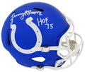 Lenny Moore Signed Colts FLASH Riddell Full Size Speed Replica Helmet w/HOF'75 - MOOREP317 - Lenny Moore Signed Colts FLASH Riddell Full Size Speed Replica Helmet w/HOF'75 product image