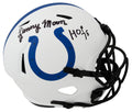 Lenny Moore Signed Colts Lunar Eclipse Riddell Full Size Speed Replica Helmet w/HOF'75 - MOOREP319 - Lenny Moore Signed Colts Lunar Eclipse Riddell Full Size Speed Replica Helmet w/HOF'75 product image