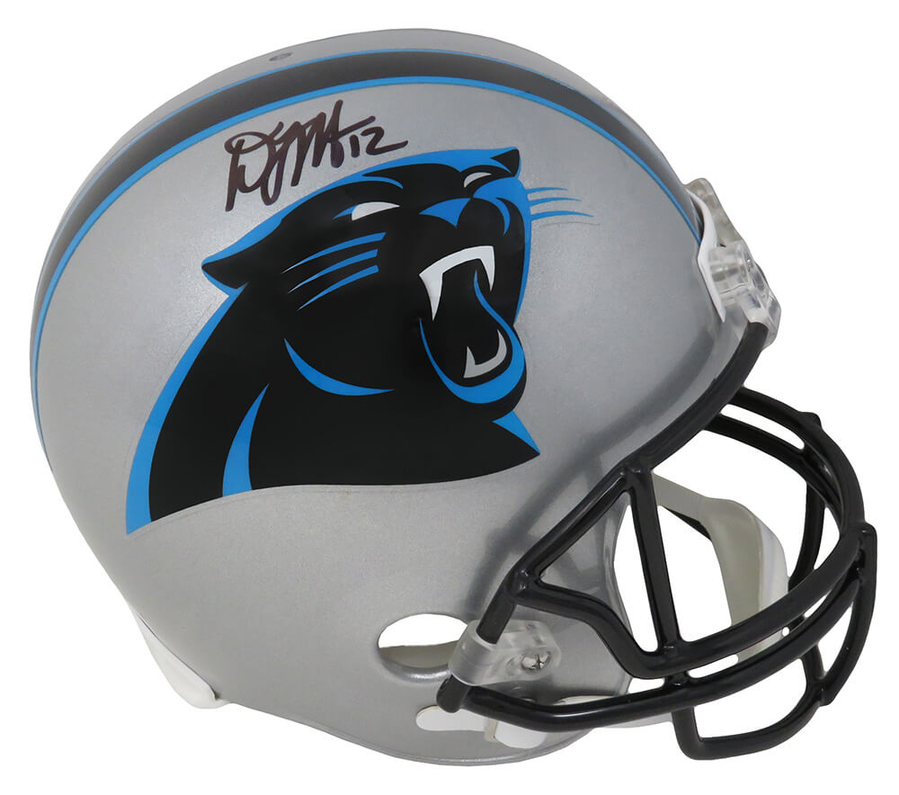 D.J. (DJ) Moore Signed Carolina Panthers Riddell Full Size Replica Helmet - MOOREP320 - D.J. (DJ) Moore Signed Carolina Panthers Riddell Full Size Replica Helmet product image
