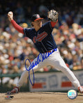 Jack Morris Signed Cleveland Indians Pitching 8x10 Photo - MOR08P104 - Jack Morris Signed Cleveland Indians Pitching 8x10 Photo product image