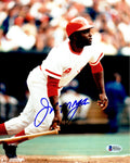 Joe Morgan Signed Cincinnati Reds Action 8x10 Photo (Beckett) - MOR08P122 - Joe Morgan Signed Cincinnati Reds Action 8x10 Photo (Beckett) product image