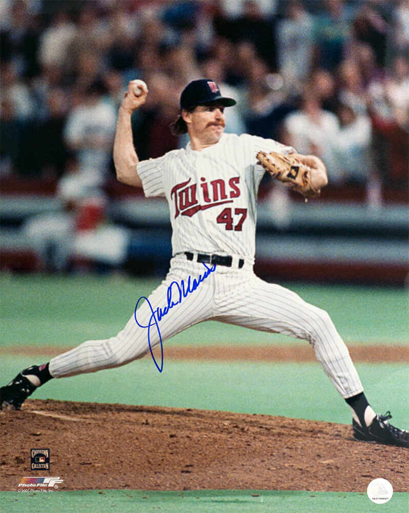 Jack Morris Signed Minnesota Twins Pitching Action 16x20 Photo - MOR16P103 - Jack Morris Signed Minnesota Twins Pitching Action 16x20 Photo product image