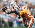 Stanley Morgan Signed New England Patriots White Jersey Action 16x20 Photo - MOR16P311 - Stanley Morgan Signed New England Patriots White Jersey Action 16x20 Photo product image