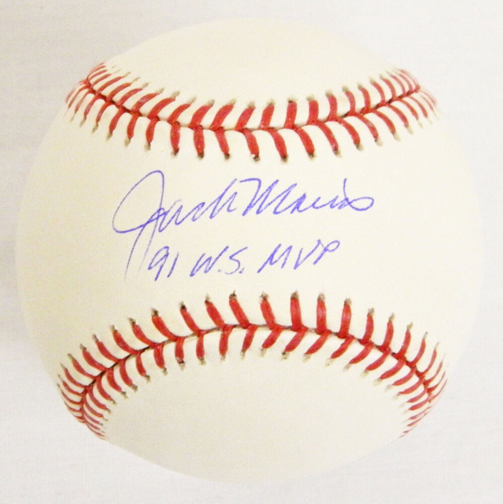 Jack Morris Signed Rawlings Official MLB Baseball w/91 WS MVP - MORBSB101 - Jack Morris Signed Rawlings Official MLB Baseball w/91 WS MVP product image