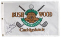 Cindy Morgan Signed Caddyshack Beaver Logo Bushwood Flag w/Lacey Underall - MORFLG500 - Cindy Morgan Signed Caddyshack Beaver Logo Bushwood Flag w/Lacey Underall product image