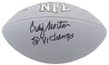 Craig Morton Signed Wilson MVP Silver Full Size Football w/SB VI Champs - MORFTB311 - Craig Morton Signed Wilson MVP Silver Full Size Football w/SB VI Champs product image