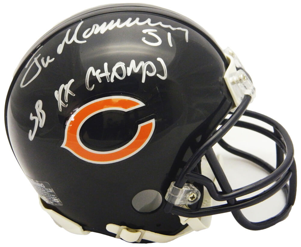 Jim Morrissey Signed Chicago Bears Riddell Mini Helmet w/SB XX Champs - MORMIN300 - Jim Morrissey Signed Chicago Bears Riddell Mini Helmet w/SB XX Champs product image