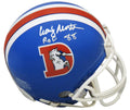 Craig Morton Signed Denver Broncos Throwback Riddell Mini Helmet w/ROF'88 - MORMIN321 - Craig Morton Signed Denver Broncos Throwback Riddell Mini Helmet w/ROF'88 product image