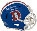 Craig Morton Signed Denver Broncos Throwback 'D Logo' Riddell Speed Mini Helmet w/ROF'88 - MORMIN323 - Craig Morton Signed Denver Broncos Throwback 'D Logo' Riddell Speed Mini Helmet w/ROF'88 product image