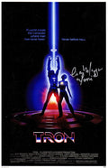 Cindy Morgan Signed Tron 11x17 Movie Poster w/Yori - MORPST503 - Cindy Morgan Signed Tron 11x17 Movie Poster w/Yori product image