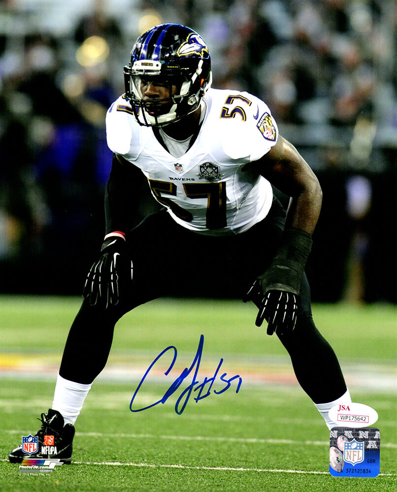 CJ Mosley Signed Baltimore Ravens Action 8x10 Photo (JSA) - MOS08P310 - CJ Mosley Signed Baltimore Ravens Action 8x10 Photo (JSA) product image