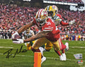 Raheem Mostert Signed San Francisco 49ers Action vs Packers 8x10 Photo (Fanatics) - MOS08P316 - Raheem Mostert Signed San Francisco 49ers Action vs Packers 8x10 Photo (Fanatics) product image