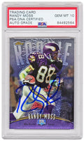 Randy Moss Signed Vikings 1998 Topps Finest Rookie Card #135 (PSA/DNA Encapsulated - Auto Grade 10) - MOSCAR304 - Randy Moss Signed Vikings 1998 Topps Finest Rookie Card #135 (PSA/DNA Encapsulated - Auto Grade 10) product image