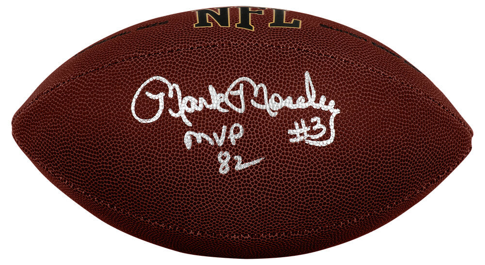 Mark Moseley Signed Wilson Super Grip Full Size NFL Football w/MVP'82 - MOSFTB310 - Mark Moseley Signed Wilson Super Grip Full Size NFL Football w/MVP'82 product image