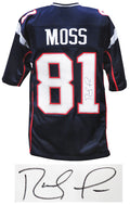 Randy Moss Signed Navy Custom Football Jersey - MOSJRY304 - Randy Moss Signed Navy Custom Football Jersey product image