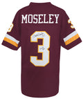 Mark Moseley Signed Maroon Throwback Custom Football Jersey w/MVP'82 - MOSJRY310 - Mark Moseley Signed Maroon Throwback Custom Football Jersey w/MVP'82 product image